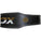 Black leather weightlifting belt with 'DX' branding on a white background