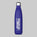 Blue water bottle with 'Applied Nutrition' logo on a gray background