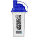 Shaker bottle with blue lid and Applied Nutrition branding on a white background