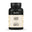 Black bottle of 'bulk' Lion's Mane capsules on a white background