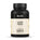 Black bottle of 'bulk' Lion's Mane capsules on a white background