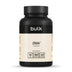 Black supplement bottle labeled 'bulk' with 'ZMA' on a white background