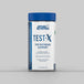 Applied Nutrition TEST-X testosterone support supplement container on a gray background
