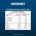 Nutritional information label for Hydration Electrolyte Tablets on a blue background