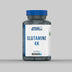 Bottle of Applied Nutrition Glutamine 4K capsules on a gray background