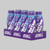 Box of Applied Nutrition protein shake bottles on a gray background