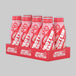 Box of Applied Nutrition protein shake bottles on a gray background