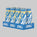 Box of Applied Nutrition protein shake bottles on a gray background