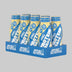 Box of Applied Nutrition protein shake bottles on a gray background
