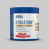 Applied Nutrition Hydration electrolyte and vitamin powder container on a gray background