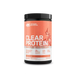 Optimum Nutrition Clear Protein container on a white background