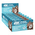 Optimum Nutrition chocolate sweet coconut protein bars in a box on a white background