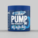 Blue pre-workout supplement container with 'Zero-Stim' branding on a gray background