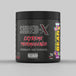 Black container of Shred-X Extreme Thermogenic on a gray background