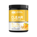 Optimum Nutrition Clear Whey Protein Isolate + Collagen container on a white background