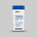 Applied Nutrition Turk-X Turkesterone Plus supplement container on a gray background