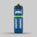 Blue water bottle with 'Applied Nutrition' and 'Endurance' branding on a gray background