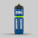 Blue water bottle with 'Applied Nutrition' and 'Endurance' branding on a gray background