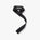 Black lanyard with 'bulk' branding on a white background