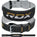 RDX weightlifting belt with black and gray design on a white background
